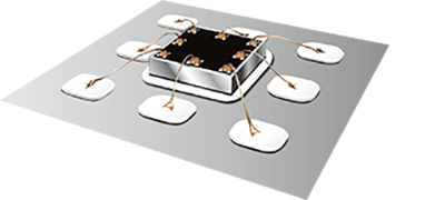 Image of the inside of electronic components