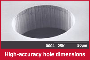 High-accuracy hole dimensions