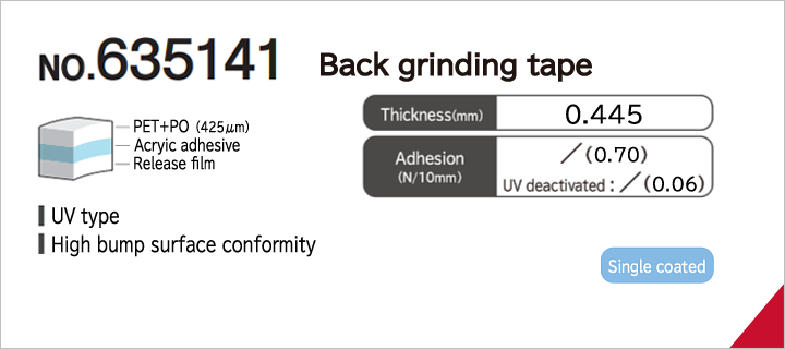 No.635141 Back grinding tape