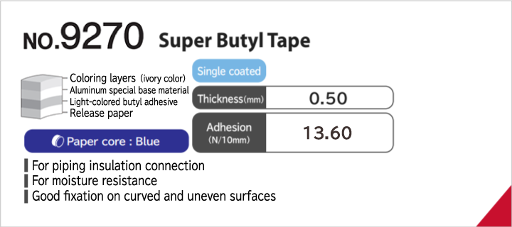 No.9270 Super butyl tape (Single faced)