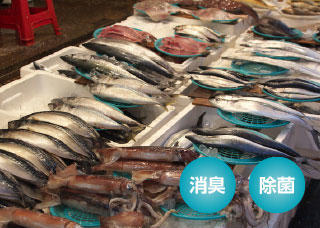 ご利用シーン　鮮魚店
