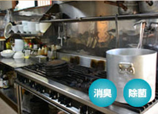 ご利用シーン　飲食店、食堂等の厨房、料理施設