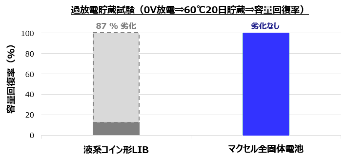 過放電貯蔵試験