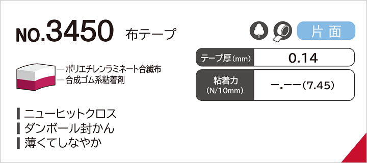 No.3450 布テープ